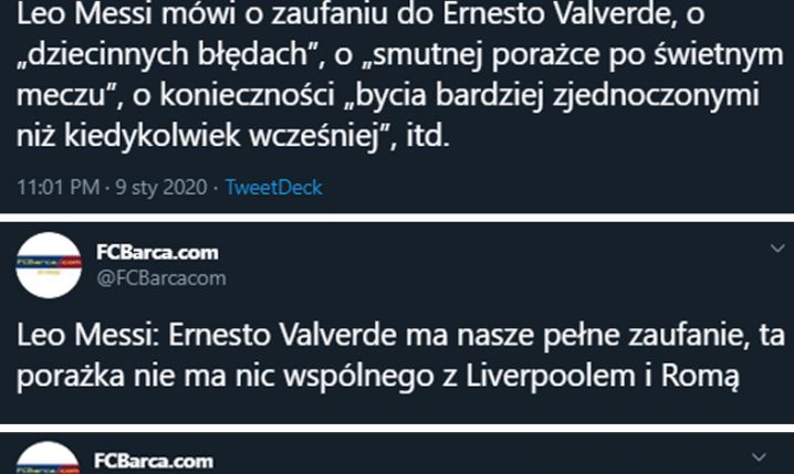 SŁOWA Messiego nt. Valverde po porażce z Atletico!